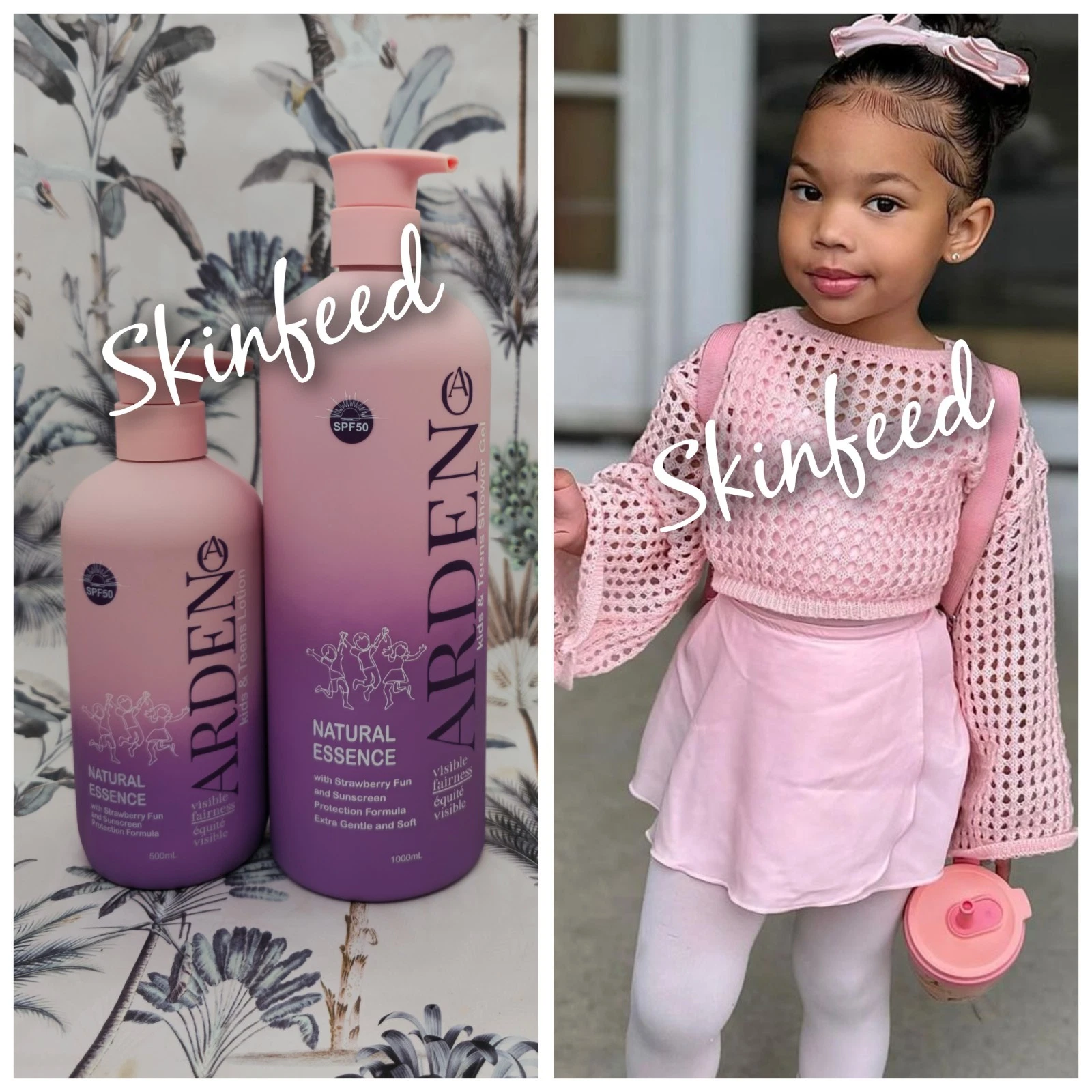 Arden Kids & Teen Visible Fairness Brightening Lotion + Shower Gel - 2pcs Set