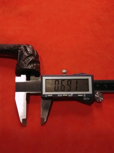 ITALIAN BRIAR Dublin Shape Rusticated 45+ years old unsmoked Round Fishtail STM - Picture 9 of 13