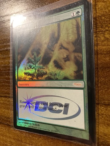 MTG✨REGROWTH Judge Promo FOIL✨DCI NM/M RARE Sorcery 2005 WILLICH Art UNPLAYED ! - Picture 4 of 8