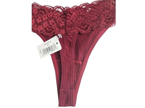 A051 Aerie by American Eagle NEW Women Lace Waistband Cotton Thong String L XS S - Picture 28 of 28
