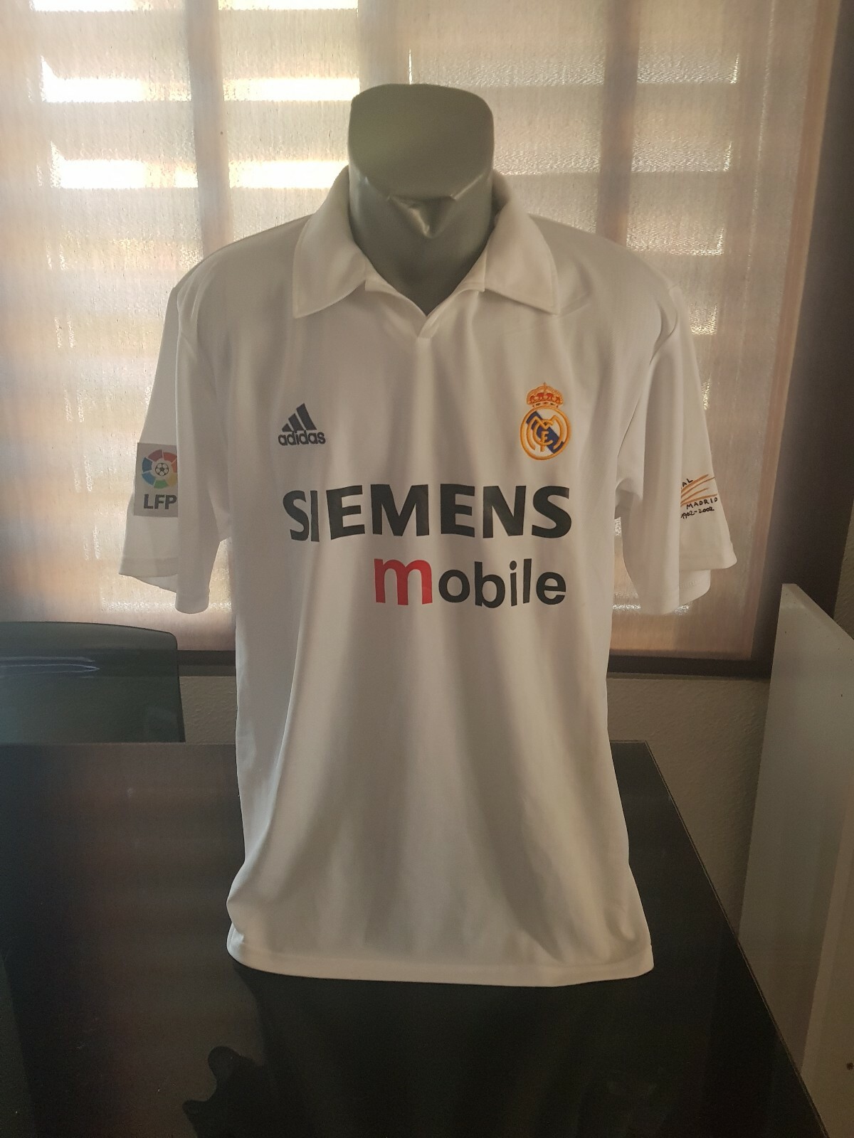 CAMISETA SHIRT VINTAGE ADIDAS REAL MADRID CENTENARIO TALLA L CAMISETA SHIRT VINTAGE ADIDAS REAL MADRID CENTENARIO TALLA L