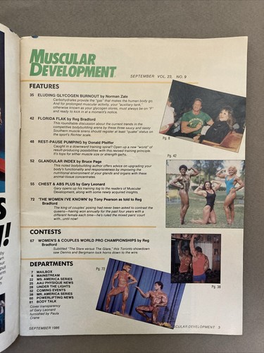 Muscular Development Bodybuilding Magazine / Gary Leonard / 09-86 - Picture 2 of 6