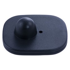 1,000 BLACK MINI TAG RF 8.2MHZ, CHECKPOINT® SYTEM COMPATIBLE W/PIN NEW  