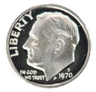 Uncirculated 1970 Roosevelt Dimes (1946-Now)
