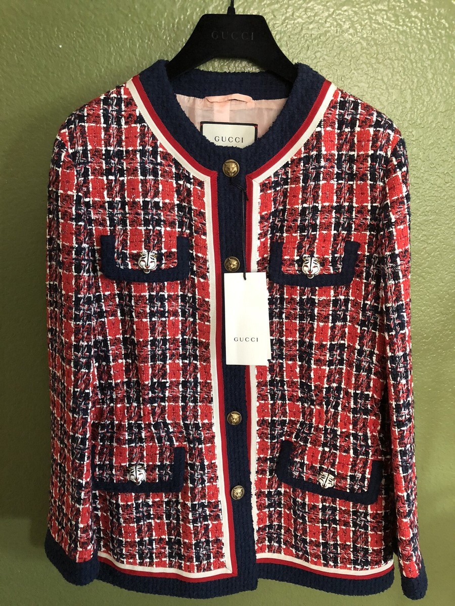 GUCCI★素敵!Multicolor Tweed Check Jacket 100% Authentic GUCCI Multicolor Tweed Check Jacket $4600+Tax