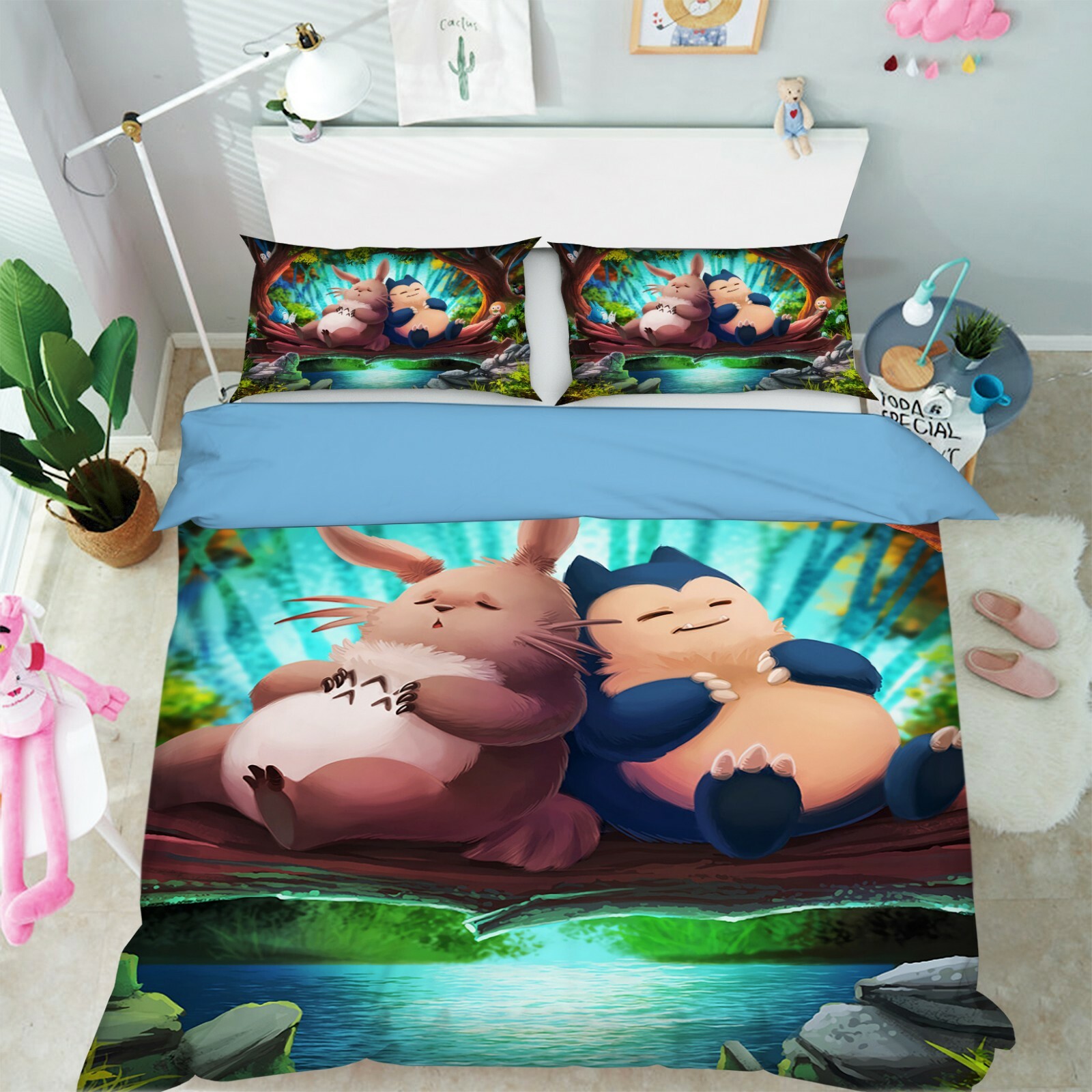 3D My Neighbor Totgold 130 Japan Anime Bed Pillowcases Quilt Duvet Cover Single 3D My Neighbor Totgold 130 Japan Anime Bed Pillowcases Quilt Duvet Cover Single