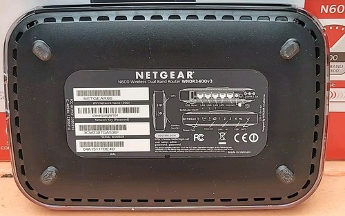 NETGEAR N600 DUAL BAND WI-FI ROUTER MODEL WNDR3400V3 - Picture 3 of 4