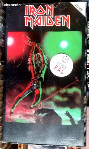 VHS Iron Maiden Live at the Rainbow 1980 Leur première vidéo musicale