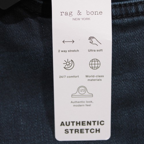 Rag & Bone NWT Fit 2 Stretch Mid Rise Slim Denim Jeans Size 30 US Bayview Blue - Picture 12 of 17