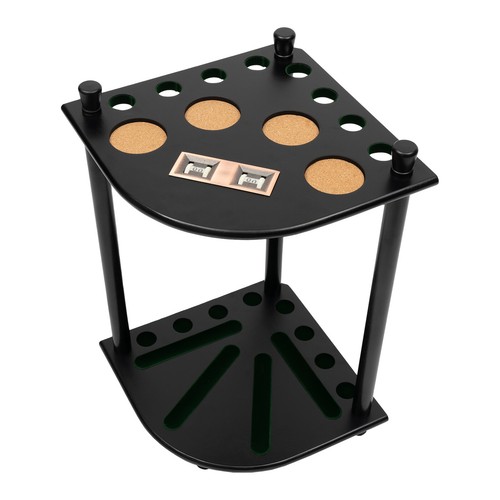 Floortop Pool Cue Holder Hold 8-hole Pool Stick Holder Stand Table Accessory - Picture 11 of 20