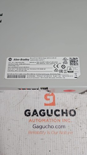 Allen Bradley 2198-H040-ERS /A Kinetix 5500 190-528VAC 3-Phase 32.5A Servo Drive - Picture 2 of 8