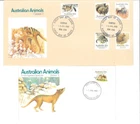 1981 Australian Animals (Series 1) 2 x FDC's