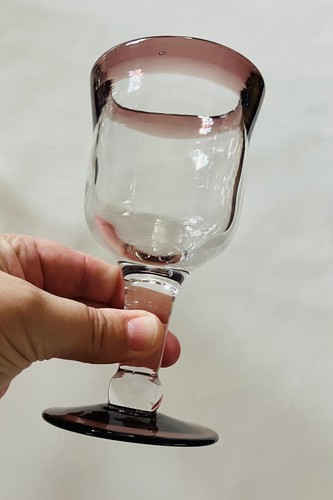 Vintage Purple Margarita Glasses X4 & Dip Bowl Hand blown Mexican Margarita’s - Picture 14 of 23