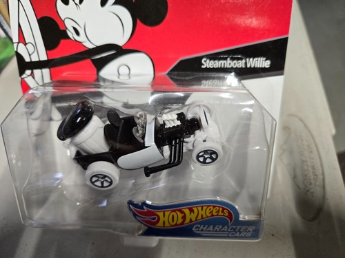 NEW Hot Wheels Disney STEAMBOAT WILLIE 1:64 Character Car Mickey Mouse '20 - Picture 2 of 2