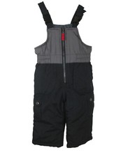 Carters Snowsuit Snow Pants Bib Overalls Boys Baby Size 12M Ski Black Gray