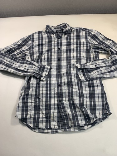 Banana Republic Shirt Mens Medium Plaid Long Sleeve Slim Fit Button Up - Picture 2 of 13