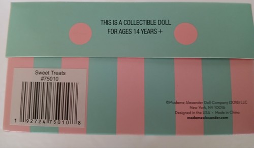 Madame Alexander Collectable doll 8" Sweet Treats  NOS With BOX  - Picture 3 of 4