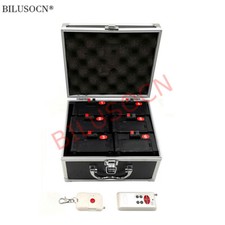 6 cues double remote control wireless fireworks firing system receiver stage