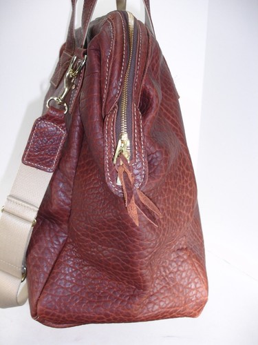 NEW M SPANISH OAKS GOLF CLUB PEBBLE OIL LEATHER DOCTOR BAG SHOULDER TRAVEL BAG - Picture 4 of 12