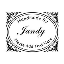 Custom New Impruemark Customized Round-Hand made BywithYour text and Name -stamp