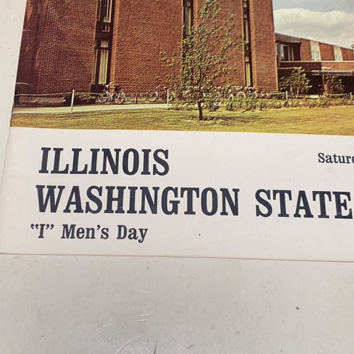 1969 University of Illinois Fighting Illini vs Washington State Program Magazine - Picture 4 of 14