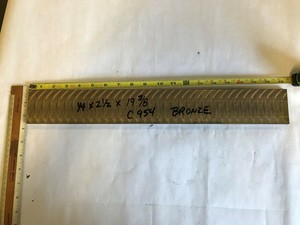 954 Bronze Oversize Flat Bar 3//4/" Thick x 2.0/" Wide x 6.0/" Length