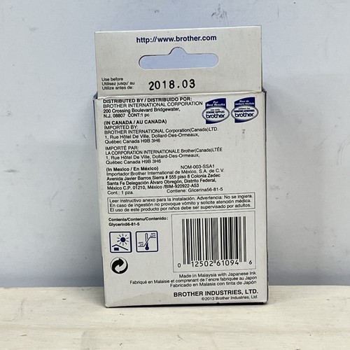 Genuine Brother LC41BK Black Ink Cartridge OEM NIB Exp 3/2018 - Picture 2 of 4