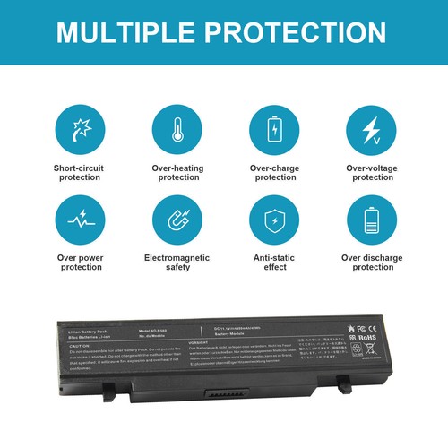 6Cell Laptop Battery for Samsung AA-PB9NC6B AA-PB9NS6B R428 R780 R730 R580 Q318 - Picture 8 of 13