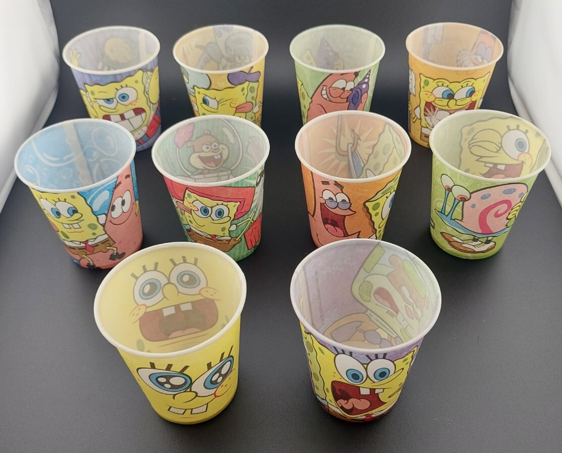 2005/2006 SpongeBob Dixie Cup Lot 10 cups | eBay