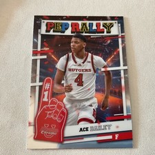Ace Bailey 2024-25 Bowman Chrome U Pep Rally Rookie #PR-1 RC Rutgers