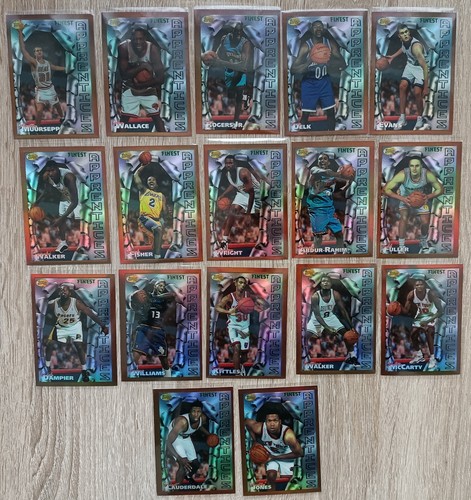 1996-97 Topps Finest Refractor Card-Lot, 160 cards, RC´s, Stockton, LJ, RARE - Bild 3 von 4