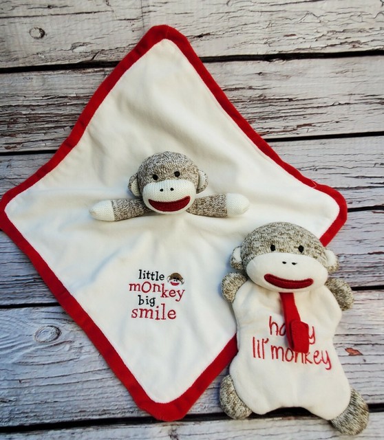 sock monkey blanket