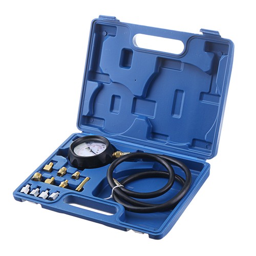 Oil Pressure Meter Test Tool Set Tester Gauge Diesel Petrol Car Garage Accessory - Picture 2 of 10