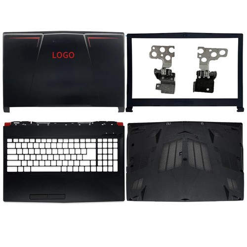 Für MSI GP63 GP63VR LCD Backcover/Frontblende/Scharniere/Handballenauflage/Top Case/Schwarz - Bild 38 von 41