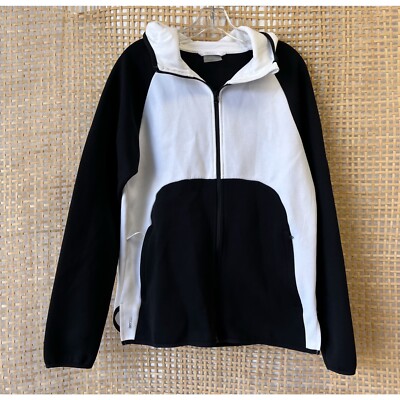 PUMA size Medium Black White Color Contrast Hoodie Jacket | eBay