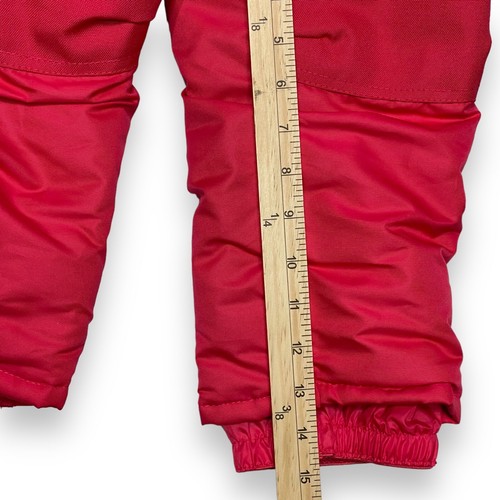 Cat & Jack Snowsuit Girls 3T Pink Heavyweight Snow Bib Outdoor One Piece Overall - Picture 5 of 7