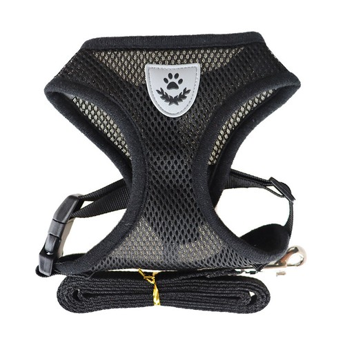 Imbracatura per Cani Gatti Gilet Controllo Regolabile Cani Riflettente S M L XL Guinzaglio - Foto 21 di 22