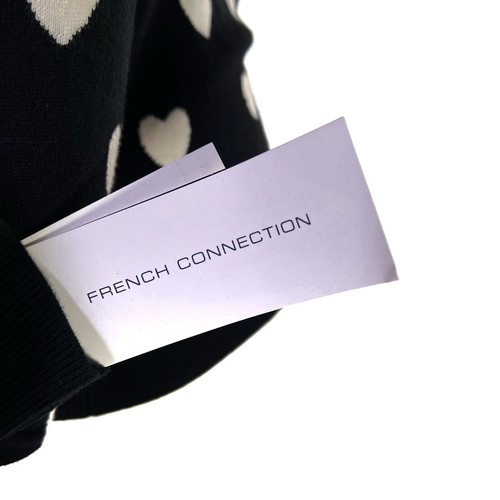 French Connection Neu mit Etikett Broken Heart Langarm Pullover Pulli Oberteil - Bild 3 von 6