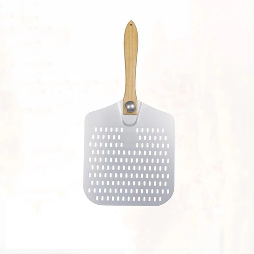 CLIVIA Aluminum Pizza Peel 12x14 inch with 360° Foldable Wooden Handle - Picture 2 of 15