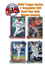 2025 Topps Baseball Series 1 Complete Base Set 1-350