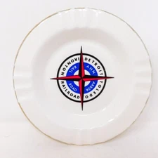 Logo Ashtray Ann Arbor Railroad Detroit Toledo Ironton Sabina Line Michigan Ohio