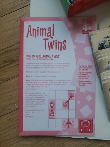 Discovery Toys Animal Twins Matching Game 2006 homeschool - Picture 4 of 8