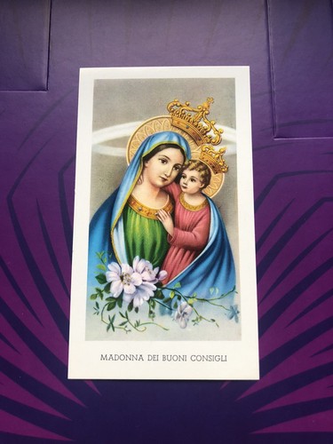 Vecchio Santino, Madonna Dei Buoni Consigli. ED. G MI. 158