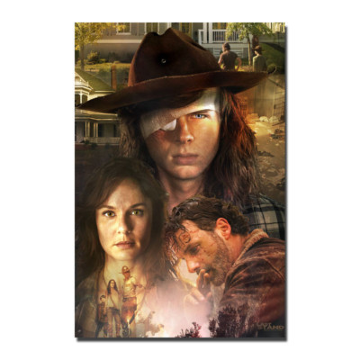 The Walking Dead Season 8 TV Series Art Silk Canvas Poster 12x18 24x36 inch