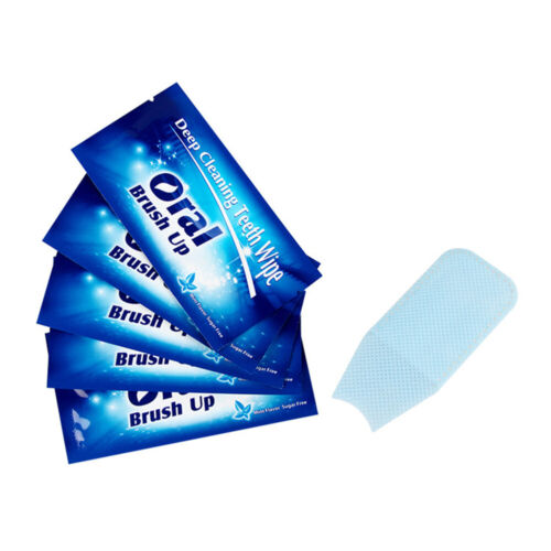 100PCS Dental Whitening Finger Teeth Wipe Brush Up Teeth Whitening Oral Brush Up - Picture 2 of 12