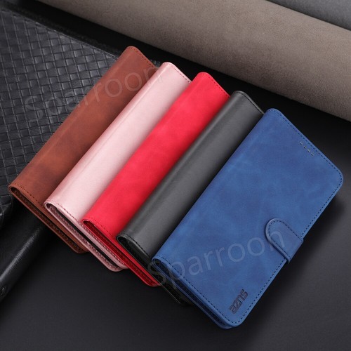 Leder Hülle Für Samsung Galaxy S25 S24 FE Ultra S23 S22 Schutz Case Handy Tasche - Picture 2 of 78