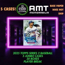 Max Scherzer Blue Jays 2025 Topps Series 2 Jumbo 5X Case 30X Box Break #8