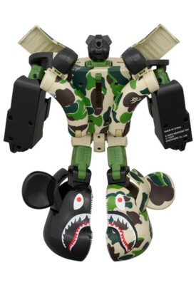MEDICOM TOY BE@RBRICK × TRANSFORMERS OPTIMUS PRIME BAPE CAMO
