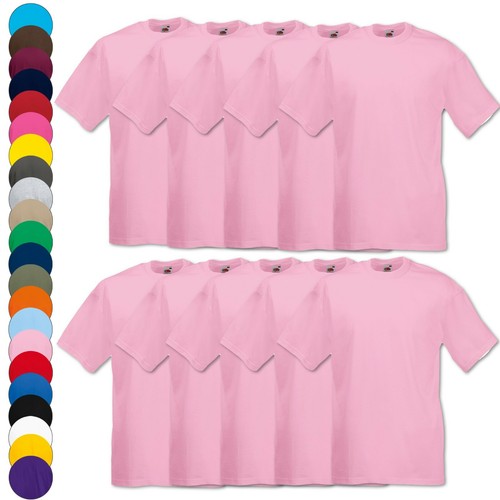 5er/10er Fruit of the Loom T-Shirt Herren Shirts Valueweight Sets Tshirt S - XXL - Bild 82 von 91