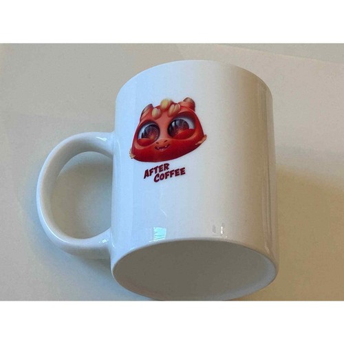 Super Cute Before Coffee After Coffee Dragon Image Cup Mug - Picture 4 of 9